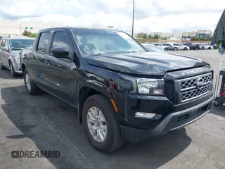 2024 Nissan Frontier SV with VIN 1N6ED1FJ5RN657681, listed as a IAAI auction lot 41885057 with 8,987 mi miles and . Bid and sale history available at DreamBid. Image 1.