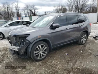 2017 Honda Pilot Elite with VIN 5FNYF6H03HB076656, listed as a Copart auction lot 47476465 with 168,840 mi miles and Salvage Title. Bid and sale history available at DreamBid. Image 1.
