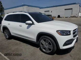 2023 Mercedes-Benz GLS 450 with VIN 4JGFF5KE8PA992127, listed as a Copart auction lot 54392115 with 29,915 mi miles and Salvage Title. Bid and sale history available at DreamBid. Image 4.