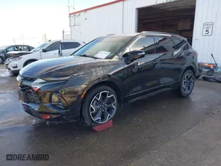 2021 Chevrolet Blazer RS with VIN 3GNKBKRS7MS557772, listed as a IAAI auction lot 41157912 with 67,550 mi miles. Bid and sale history available at carsss.com. Image 22.