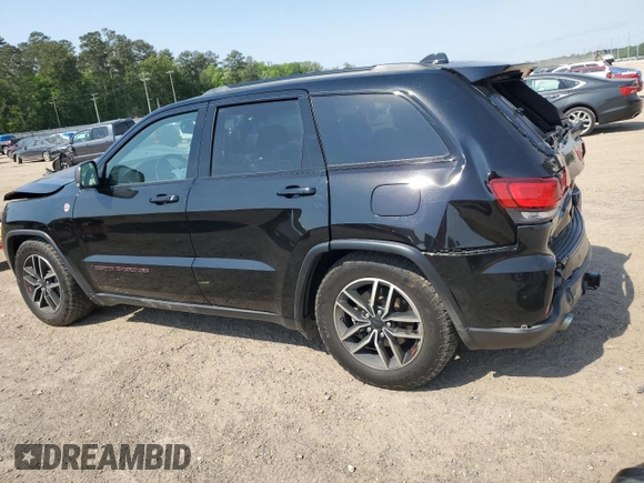 2019 Jeep Grand Cherokee Trailhawk with VIN 1C4RJFLG6KC838275, listed as a Copart auction lot 53002185 with 77,597 mi miles and Salvage title. Bid and sale history available at DreamBid. Image 2.
