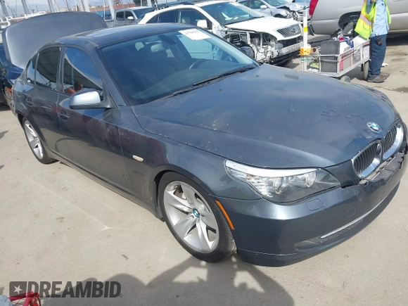 2010 BMW 5 Series 528i with VIN WBANU5C52AC129868, listed as a IAAI auction lot 41765467 with 228,161 mi miles and . Bid and sale history available at carsss.com. Image 1.