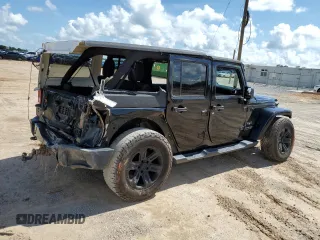 2018 Jeep Wrangler Unlimited Sahara with VIN 1C4HJWEG1JL926982, listed as a Copart auction lot 60640485 with 138,099 mi miles and Salvage title. Bid and sale history available at DreamBid. Image 3.