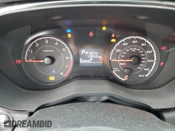 2018 Subaru Impreza with VIN 4S3GTAA64J3707522, listed as a Copart auction lot 53552955 with 49,652 mi miles and Salvage Title. Bid and sale history available at carsss.com. Image 9.
