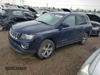2016 Jeep Compass High Altitude z VIN 1C4NJDEB1GD721788, wystawiony jako Copart lot #63939815 z przebiegiem 161 111 mil mil oraz Czysty tytuł • Clean title. Historia ofert i sprzedaży dostępna na DreamBid. Obrazek 1.
