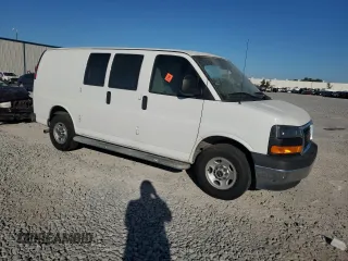 2017 GMC Savana Cargo Van with VIN 1GTW7AFF6H1903640, listed as a Copart auction lot 48371355 with 0 mi miles and Clean Title. Bid and sale history available at carsss.com. Image 4.