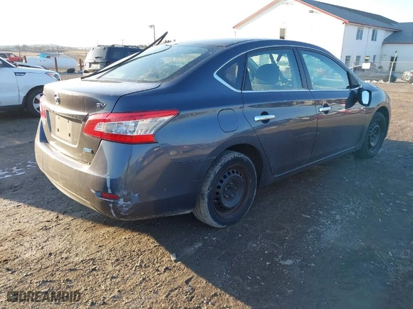 2013 Nissan Sentra SR with VIN 3N1AB7AP6DL689976, listed as a IAAI auction lot 41500587 with 90,925 mi miles. Bid and sale history available at carsss.com. Image 4.