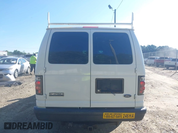2008 Ford Econoline Cargo Commercial with VIN 1FTNS24L98DB41492, listed as a IAAI auction lot 42358047 with 246,023 mi miles and . Bid and sale history available at DreamBid. Image 16.