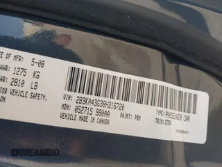 2008 Dodge Charger with VIN 2B3KA43G38H316720, listed as a IAAI auction lot 42021069 with 172,103 mi miles and . Bid and sale history available at DreamBid. Image 9.