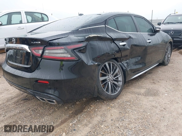 2019 Nissan Maxima SV with VIN 1N4AA6AV2KC379623, listed as a IAAI auction lot 41914602 with 111,009 mi miles and . Bid and sale history available at DreamBid. Image 4.