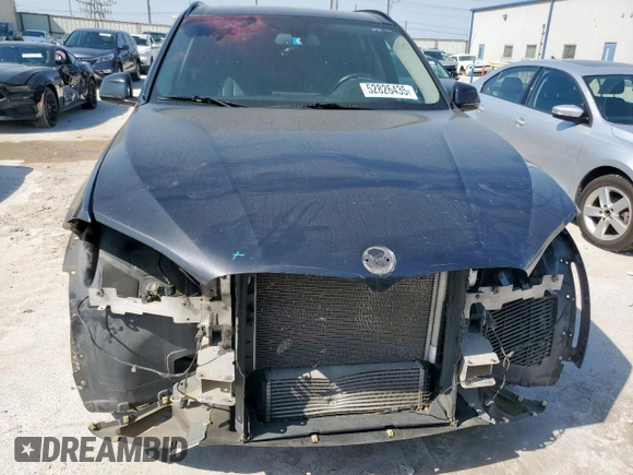 2016 BMW X5 sDrive35i with VIN 5UXKR2C56G0U16905, listed as a Copart auction lot 52826435 with 121,564 mi miles and Salvage Title. Bid and sale history available at carsss.com. Image 5.