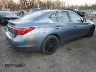 2017 Infiniti Q50 3.0t Premium with VIN JN1EV7ARXHM834121, listed as a Copart auction lot 83004444 with 90,569 mi miles and Salvage Title. Bid and sale history available at carsss.com. Image 3.