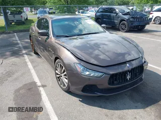 2015 Maserati Ghibli S Q4 with VIN ZAM57RTA7F1154097, listed as a IAAI auction lot 42568564 with 113,436 mi miles and . Bid and sale history available at DreamBid. Image 1.