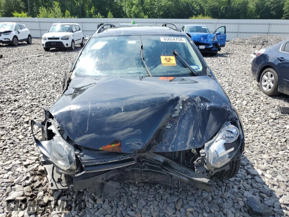 2012 Volkswagen Jetta SportWagen SE with VIN 3VWPP7AJ5CM654937, listed as a Copart auction lot 65654754 with 0 mi miles and Salvage Title. Bid and sale history available at carsss.com. Image 5.