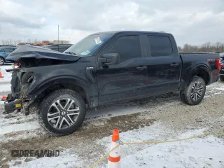 2022 Ford F-150 XL with VIN 1FTFW1E53NFA12411, listed as a Copart auction lot 46117015 with 71,659 mi miles and Salvage title. Bid and sale history available at DreamBid. Image 1.