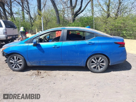 2021 Nissan Versa SV with VIN 3N1CN8EV8ML813616, listed as a IAAI auction lot 42043883 with 79,084 mi miles and . Bid and sale history available at DreamBid. Image 14.