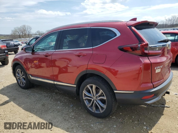 2021 Honda CR-V Touring with VIN 2HKRW2H98MH658016, listed as a Copart auction lot 54430955 with 32,382 mi miles and Salvage Title. Bid and sale history available at carsss.com. Image 2.