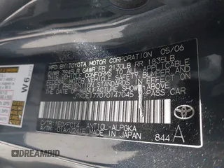 2007 Scion tC Spec with VIN JTKDE177070147045, listed as a IAAI auction lot 41846501 with 183,783 mi miles. Bid and sale history available at carsss.com. Image 9.