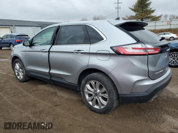 2022 Ford Edge Titanium with VIN 2FMPK4K97NBB07916, listed as a Copart auction lot 52019925 with 0 mi miles and Salvage Title. Bid and sale history available at carsss.com. Image 2.