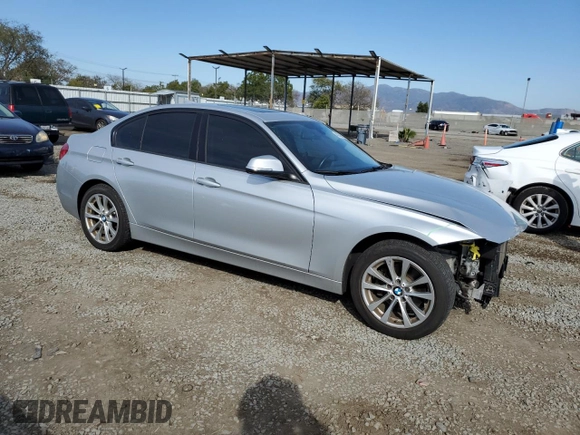 2017 BMW 3 Series 320i with VIN WBA8E1G50HNU14368, listed as a Copart auction lot 48378995 with 105,295 mi miles and Salvage Title. Bid and sale history available at carsss.com. Image 4.