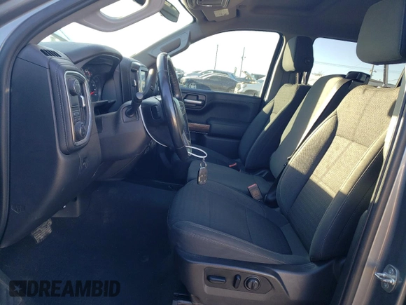 2021 Chevrolet Silverado 1500 RST with VIN 3GCPWDET5MG117159, listed as a Copart auction lot 85507964 with 83,260 mi miles and Salvage Title. Bid and sale history available at DreamBid. Image 7.