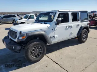 2025 Jeep Wrangler Sport S with VIN 1C4PJXDN6SW511299, listed as a Copart auction lot 43855445 with 1,679 mi miles and Salvage title. Bid and sale history available at DreamBid. Image 1.