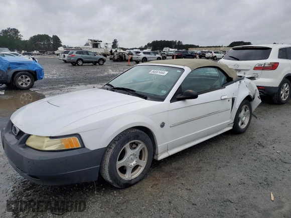 2004 Ford Mustang Deluxe with VIN 1FAFP446X4F179975, listed as a Copart auction lot 84551444 with 75,919 mi miles and Salvage Title. Bid and sale history available at carsss.com. Image 1.