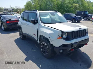 2023 Jeep Renegade Trailhawk z VIN ZACNJDC18PPP12658, wystawiony jako IAAI lot #42021264 z przebiegiem 16 187 mil mil oraz . Historia ofert i sprzedaży dostępna na DreamBid. Obrazek 1.