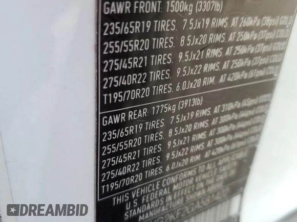 2016 Land Rover Range Rover Sport SE with VIN SALWG2KF2GA581422, listed as a Copart auction lot 68030104 with 96,129 mi miles and Clean Title. Bid and sale history available at DreamBid. Image 13.