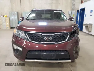 2012 Kia Sorento SX with VIN 5XYKW4A22CG297804, listed as a Copart auction lot 51800975 with 91,787 mi miles and Salvage Title. Bid and sale history available at carsss.com. Image 5.
