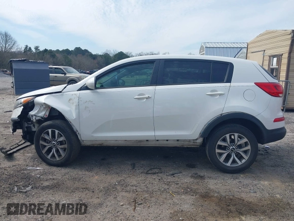 2016 Kia Sportage LX with VIN KNDPB3AC2G7823758, listed as a IAAI auction lot 41690714 with 151,687 mi miles. Bid and sale history available at carsss.com. Image 14.