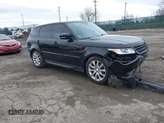 2015 Land Rover Range Rover Sport HSE with VIN SALWR2VF6FA621599, listed as a IAAI auction lot 41804273 with 9,976 mi miles. Bid and sale history available at carsss.com. Image 1.