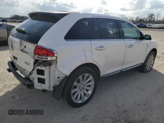 2012 Lincoln MKX with VIN 2LMDJ6JKXCBL19684, listed as a Copart auction lot 43017635 with 159,726 mi miles and Salvage Title. Bid and sale history available at carsss.com. Image 3.