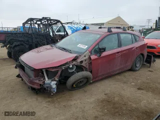 2020 Subaru Impreza with VIN 4S3GTAA69L1726937, listed as a Copart auction lot 43379195 with 68,098 mi miles and Salvage Title. Bid and sale history available at carsss.com. Image 1.