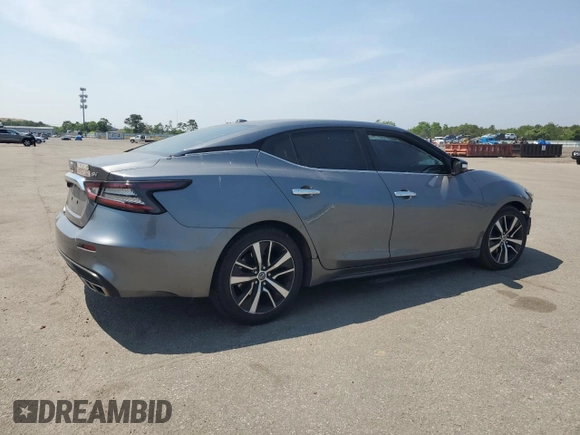 2021 Nissan Maxima SV with VIN 1N4AA6CV5MC504159, listed as a Copart auction lot 60447655 with 80,390 mi miles and Salvage title. Bid and sale history available at DreamBid. Image 3.