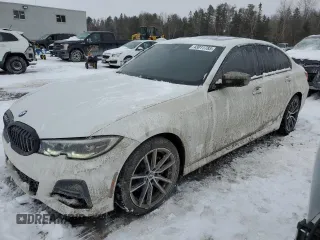 2020 BMW 3 Series 330i xDrive with VIN 3MW5R7J00L8B12632, listed as a Copart auction lot 43011785 with 74,845 mi miles and Clean Title. Bid and sale history available at carsss.com. Image 1.