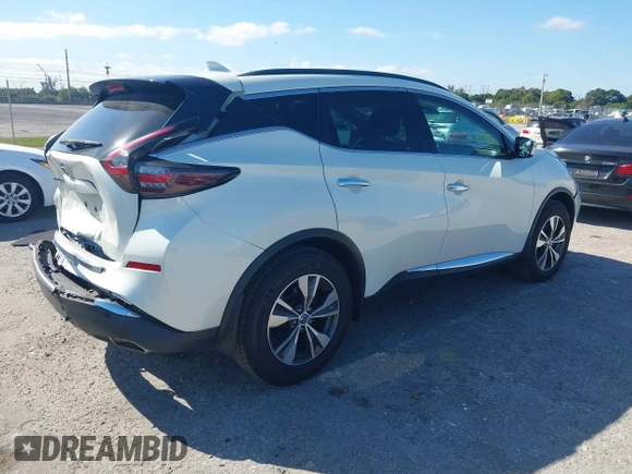 2020 Nissan Murano SV z VIN 5N1AZ2BJ3LN166270, wystawiony jako IAAI lot #41479089 z przebiegiem 28 427 mil mil oraz . Historia ofert i sprzedaży dostępna na DreamBid. Obrazek 4.