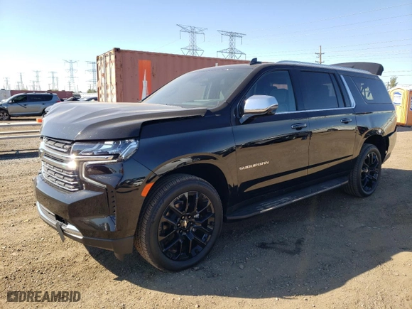 2024 Chevrolet Suburban Premier with VIN 1GNSKFKD3RR330205, listed as a Copart auction lot 72522494 with 776 mi miles and Salvage Title. Bid and sale history available at carsss.com. Image 1.