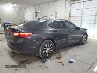 2015 Acura TLX with VIN 19UUB1F39FA010534, listed as a Copart auction lot 86807704 with 132,376 mi miles and Salvage title. Bid and sale history available at DreamBid. Image 3.