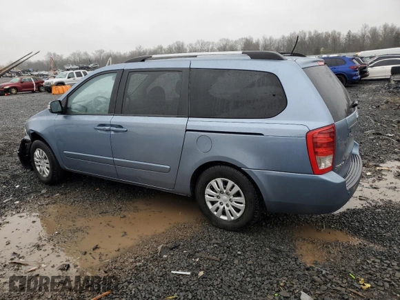 2012 Kia Sedona LX with VIN KNDMG4C70C6465733, listed as a Copart auction lot 52017215 with 149,800 mi miles and Salvage Title. Bid and sale history available at carsss.com. Image 2.