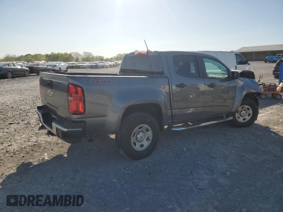 2020 Chevrolet Colorado 4WD Work Truck with VIN 1GCGTBEN2L1100394, listed as a Copart auction lot 53183065 with 55,595 mi miles and Salvage Title. Bid and sale history available at carsss.com. Image 3.