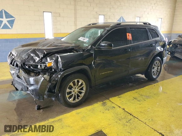2021 Jeep Cherokee Latitude Lux with VIN 1C4PJMMX5MD193528, listed as a Copart auction lot 56383715 with Not provided miles and Clean title. Bid and sale history available at DreamBid. Image 1.