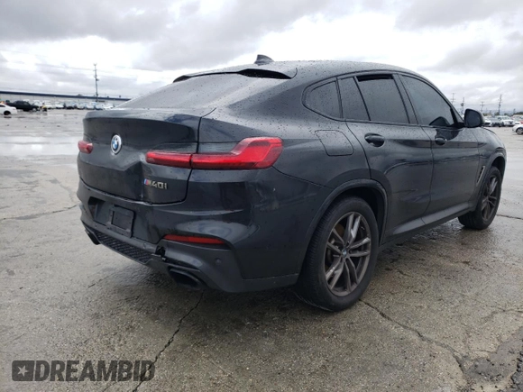 2020 BMW X4 M40i with VIN 5UX2V5C08LLE69327, listed as a Copart auction lot 45966793 with 0 mi miles. Bid and sale history available at carsss.com. Image 3.