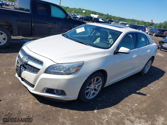 2013 Chevrolet Malibu ECO with VIN 1G11F5RR3DF107590, listed as a IAAI auction lot 40051912 with 150,179 mi miles. Bid and sale history available at carsss.com. Image 2.