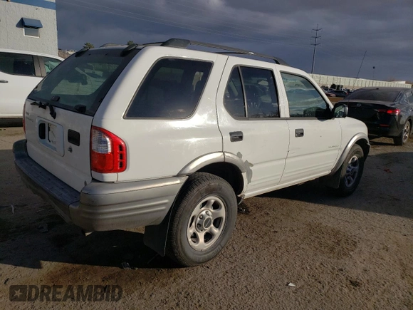 2002 Isuzu Rodeo S with VIN 4S2CK58W324314240, listed as a Copart auction lot 43694015 with 132,212 mi miles and Salvage title. Bid and sale history available at DreamBid. Image 3.