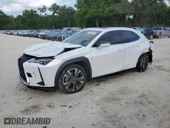 2019 Lexus UX 200 z VIN JTHY3JBH5K2016803, wystawiony jako Copart lot #51068815 z przebiegiem 58 072 mil mil oraz Nie do naprawy • Non repairable. Historia ofert i sprzedaży dostępna na DreamBid. Obrazek 1.