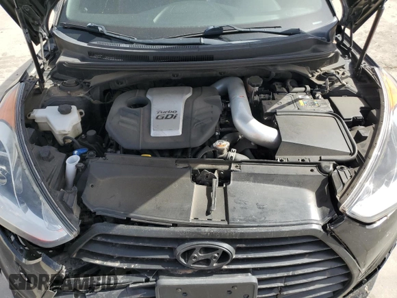 2016 Hyundai Veloster Turbo z VIN KMHTC6AE6GU279325, wystawiony jako Copart lot #48950525 z przebiegiem 135 207 mil mil oraz Szkoda całkowita • Salvage title. Historia ofert i sprzedaży dostępna na DreamBid. Obrazek 12.