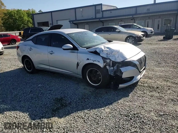 2022 Nissan Sentra S with VIN 3N1AB8BV3NY311279, listed as a Copart auction lot 50554015 with 65,622 mi miles and Salvage Title. Bid and sale history available at carsss.com. Image 10.