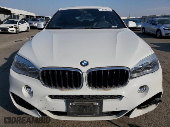 2018 BMW X6 xDrive35i with VIN 5UXKU2C52J0Z61957, listed as a Copart auction lot 73596543 with 87,119 mi miles. Bid and sale history available at carsss.com. Image 5.