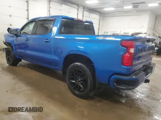 2022 Chevrolet Silverado 1500 RST with VIN 1GCUDEED0NZ601314, listed as a Copart auction lot 47576865 with 0 mi miles and Salvage Title. Bid and sale history available at carsss.com. Image 2.